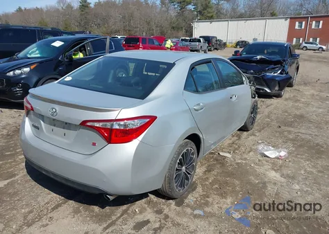 2015 Toyota Corolla S Plus from USA, damaged, VIN 2T1BURHEXFC237580